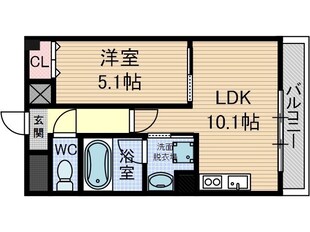 デル　スール　ラ　ローザの物件間取画像